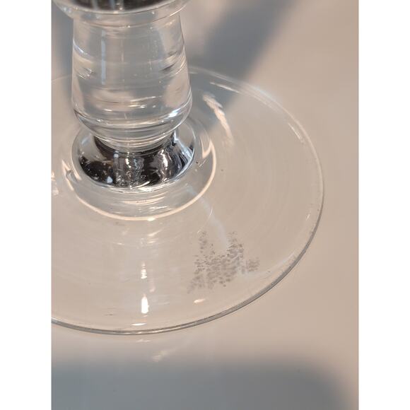 VTG Etched Bamboo Cut Crystal Glasses Set of 5 Tall‎ Pilsners Retro MCM Barware - Picture 10 of 12